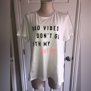Marc Aurel "Bad Vibes Don't Go with My Outfit" T-Shirt